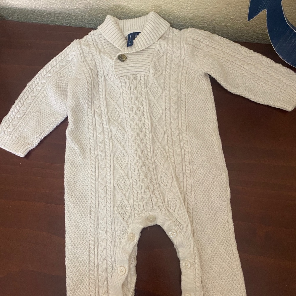 Janie and Jack 3-6mo knit coverall